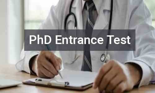 phd entrance test date